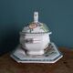 Sugar or mustard bowl Anfora Agueda hand painted ceramic Portugal