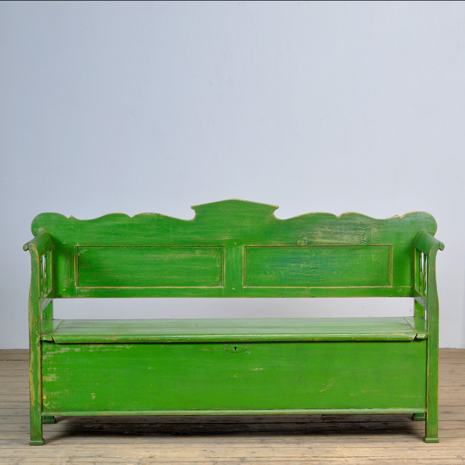 Antique Pine Bench, 1930s