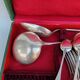 38-piece silver-plated cutlery set by Apollo.