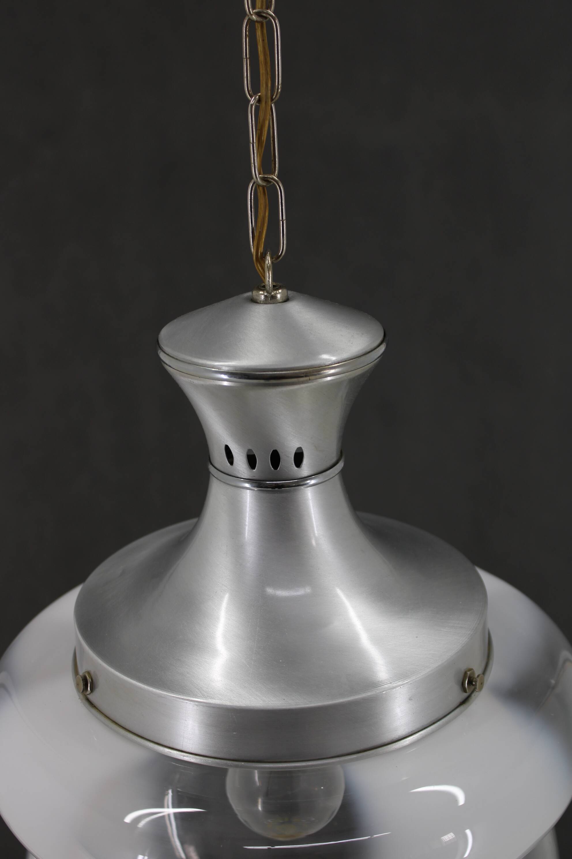 1970s Glass Murano Pendant Light , Italy