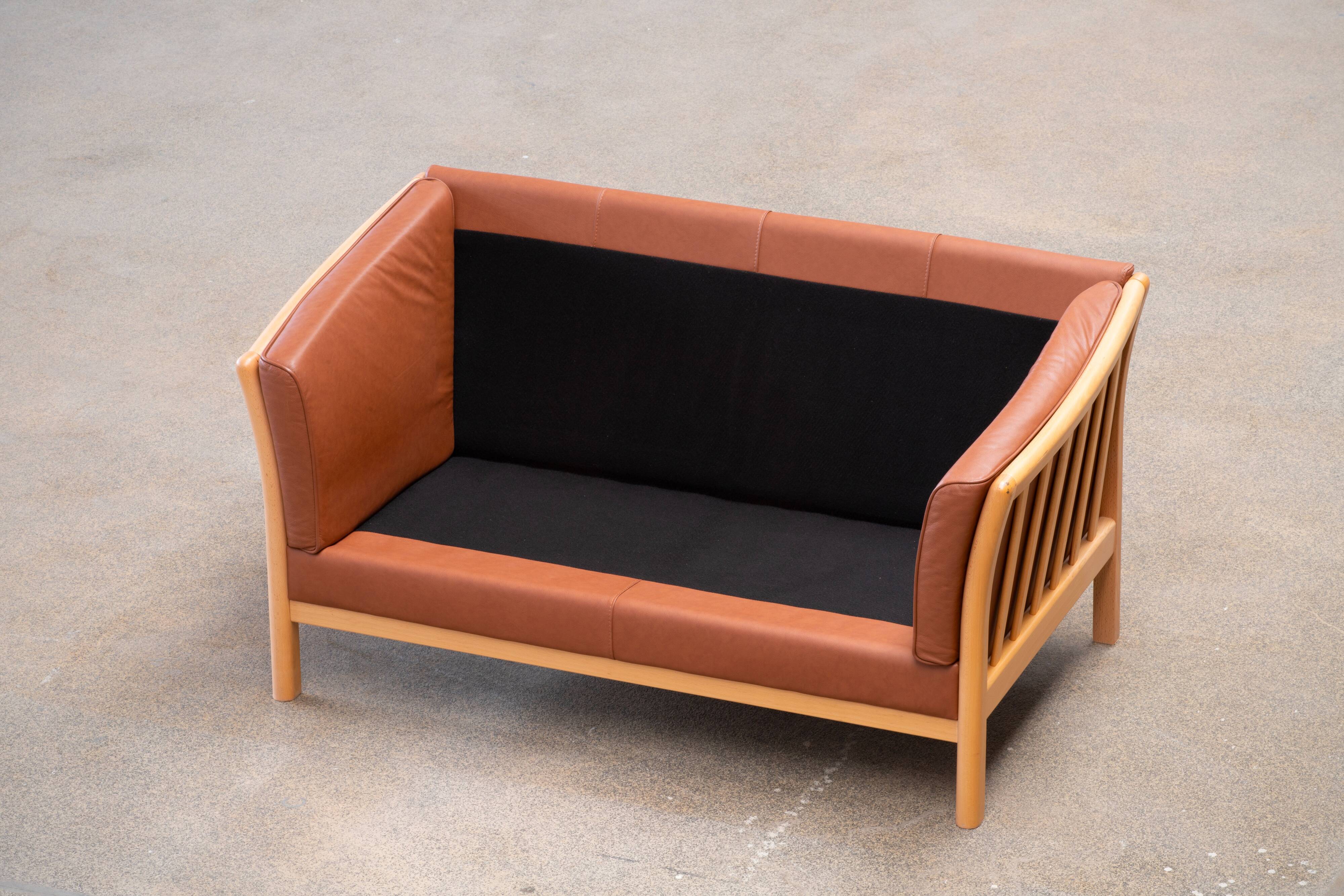 Danish leather sofa
