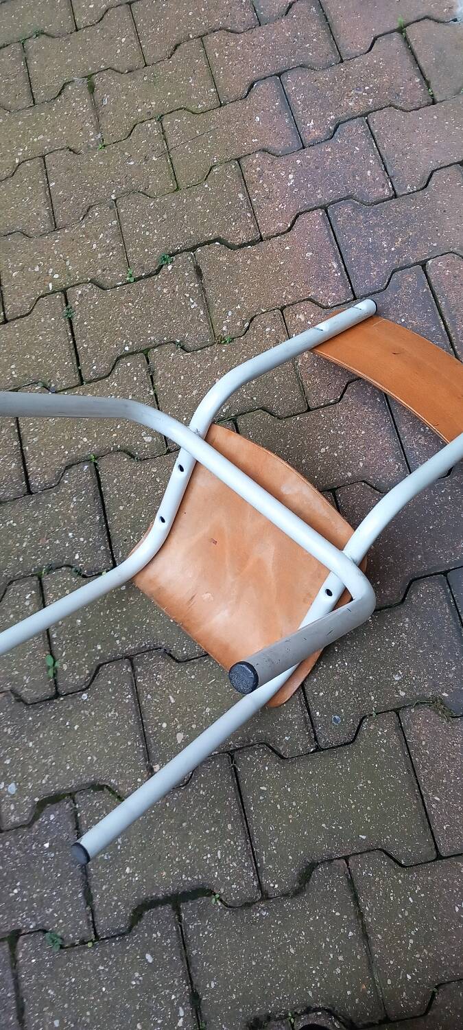 Vintage school chair