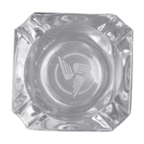 Vintage ashtray engraved glass
