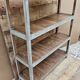 Old rack - workshop shelf in Burmese teak