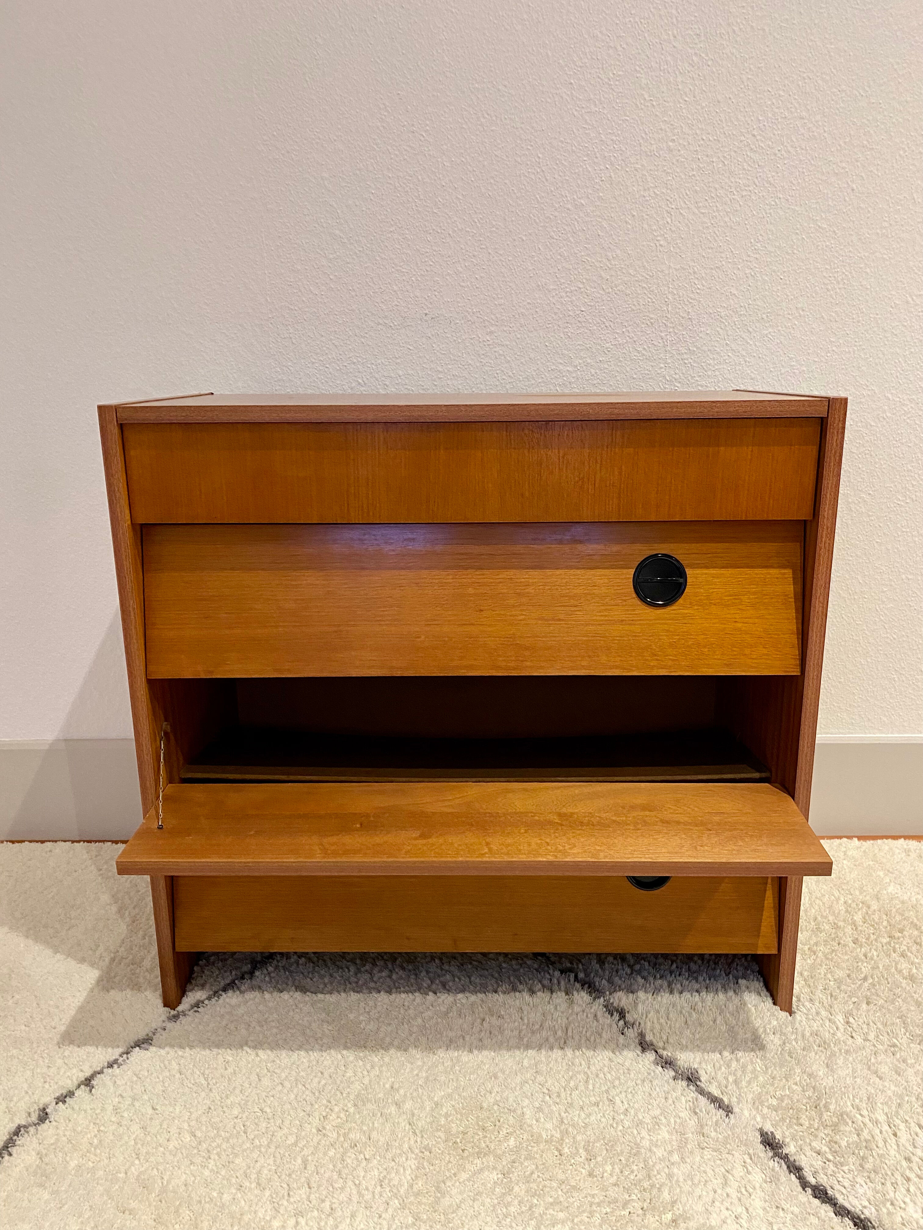 Vintage shoe cabinet