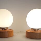 Pair of bedside lamps