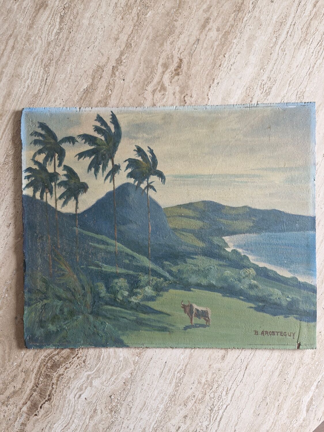 Painting by Bernard Arosteguy