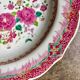 Deep plate from the Compagnie des Indes Famille Rose porcelain, 18th century