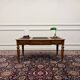 Classic English Writing Desk Black Leather