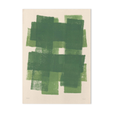 Painting on paper, abstract painting 30x40cm b199 signed