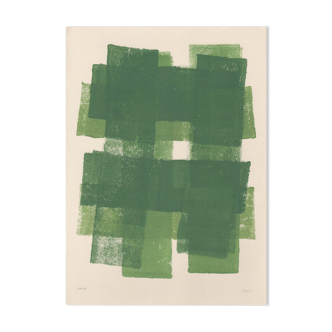 Painting on paper, abstract painting 30x40cm b199 signed