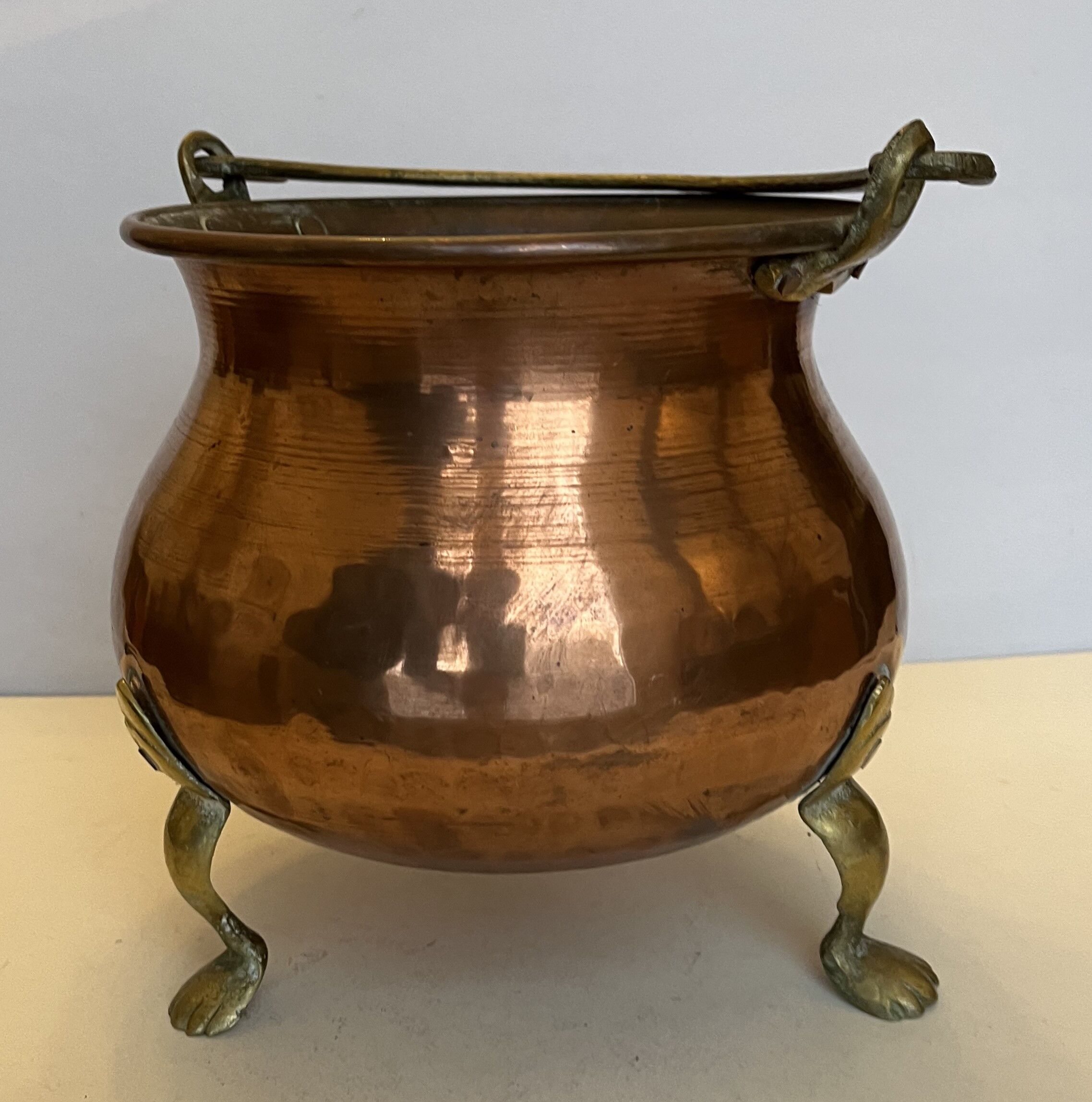 Copper cauldron - pot cover