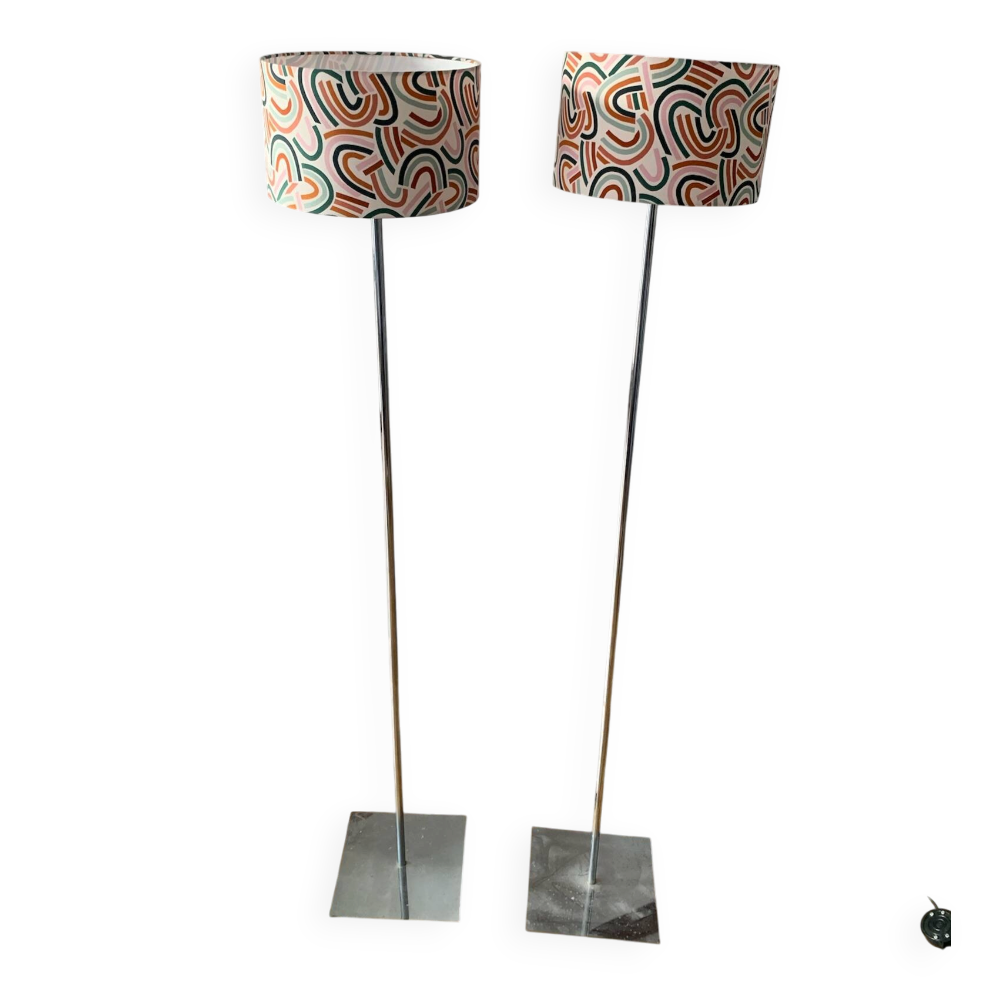 Pair of lamps with lampshades from Habitat