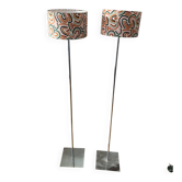 Paire de lampes avec abat-jour de chez Habitat / Pair of lamps with lamp sh