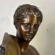Diane de Gabies, large bronze after the antique with medal patina.