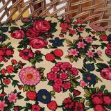 Vintage wicker tray