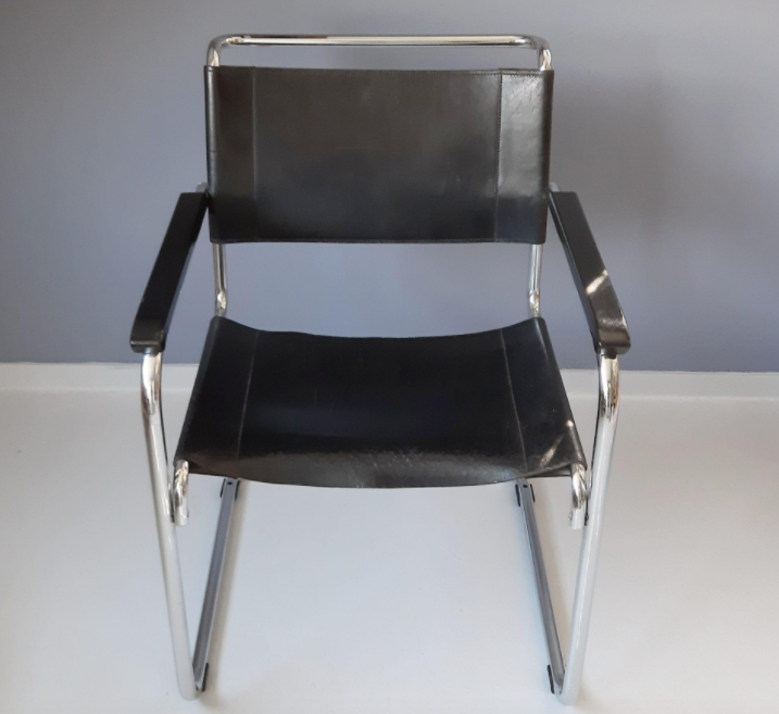 S34 armchair by Mart Stam for Thonet 1980