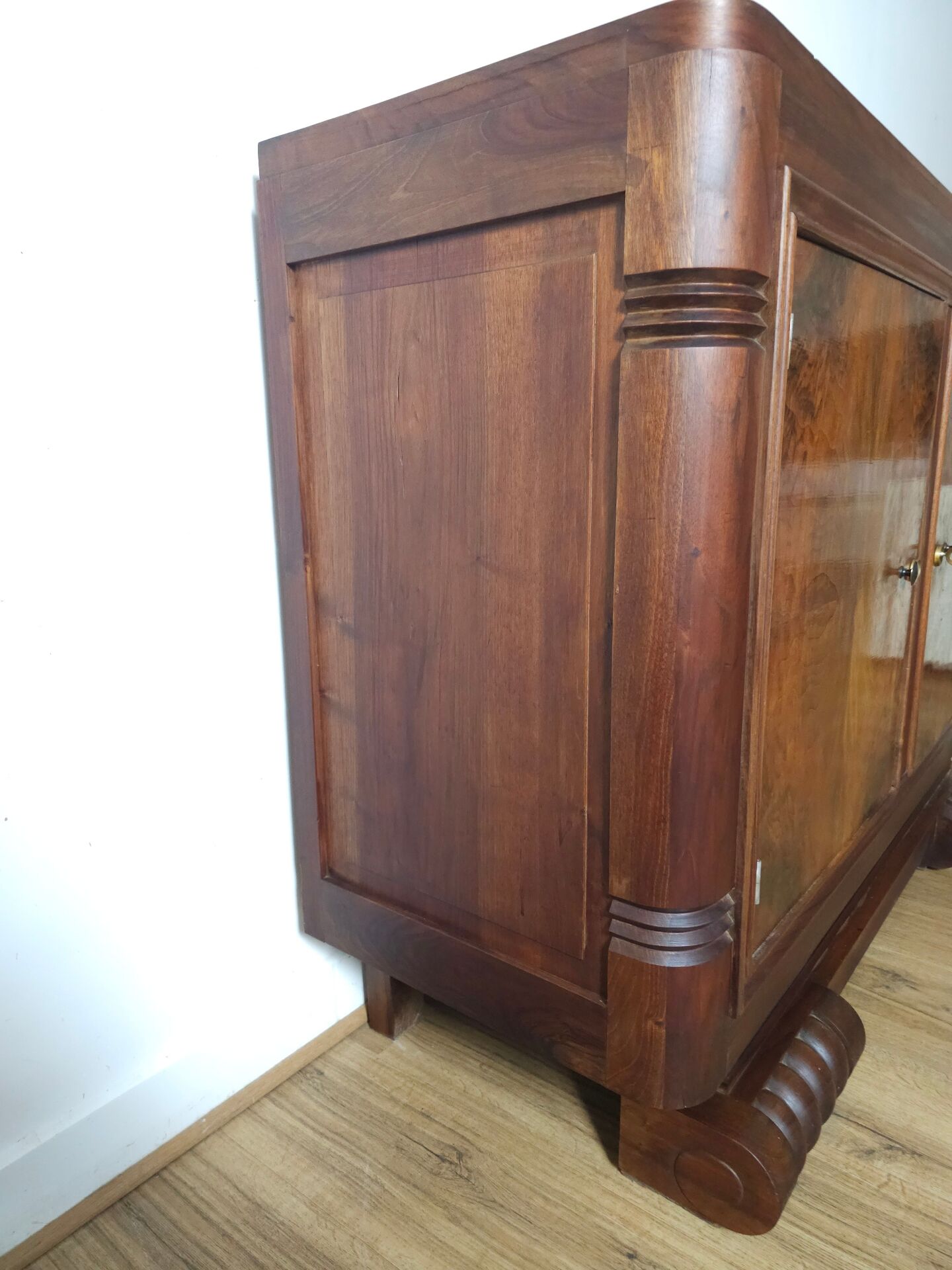 Small Art Deco Buffet in Walnut, Circa 1930