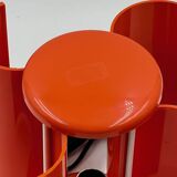 Rare Design Lamp Studio D.A. Lamperti in Orange, 1960s