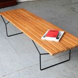 Slatted bench '400' by Harry Bertoia