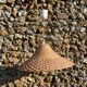 Vintage 1970s woven rattan pendant light