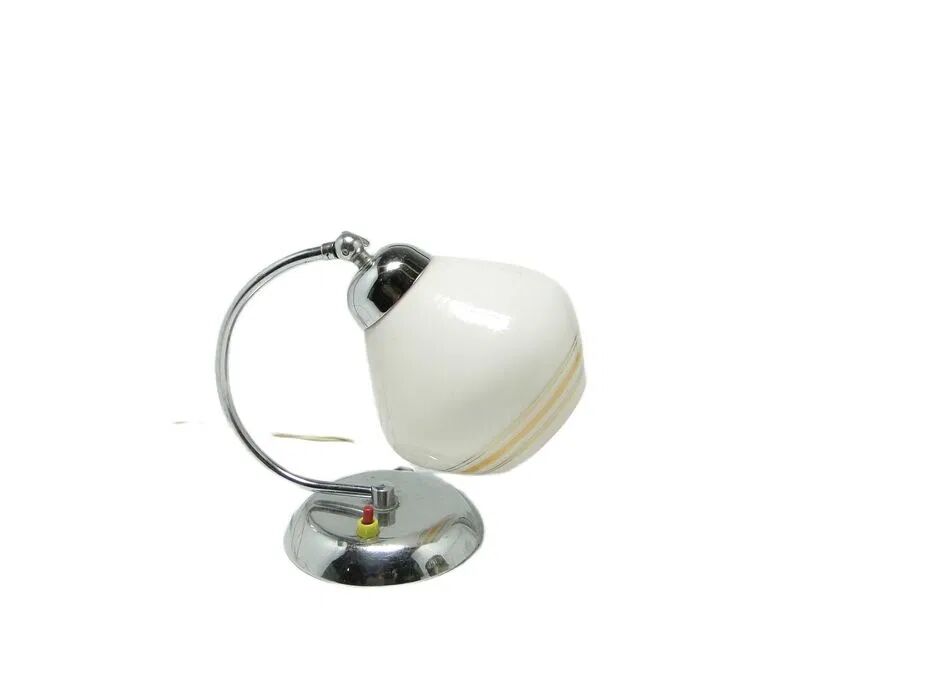 ABR Art Deco Night Lamp, Poland, 1950s