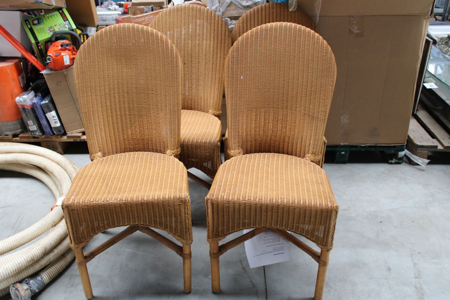 4 LLyod loom chairs