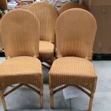 4 chaises LLyod loom