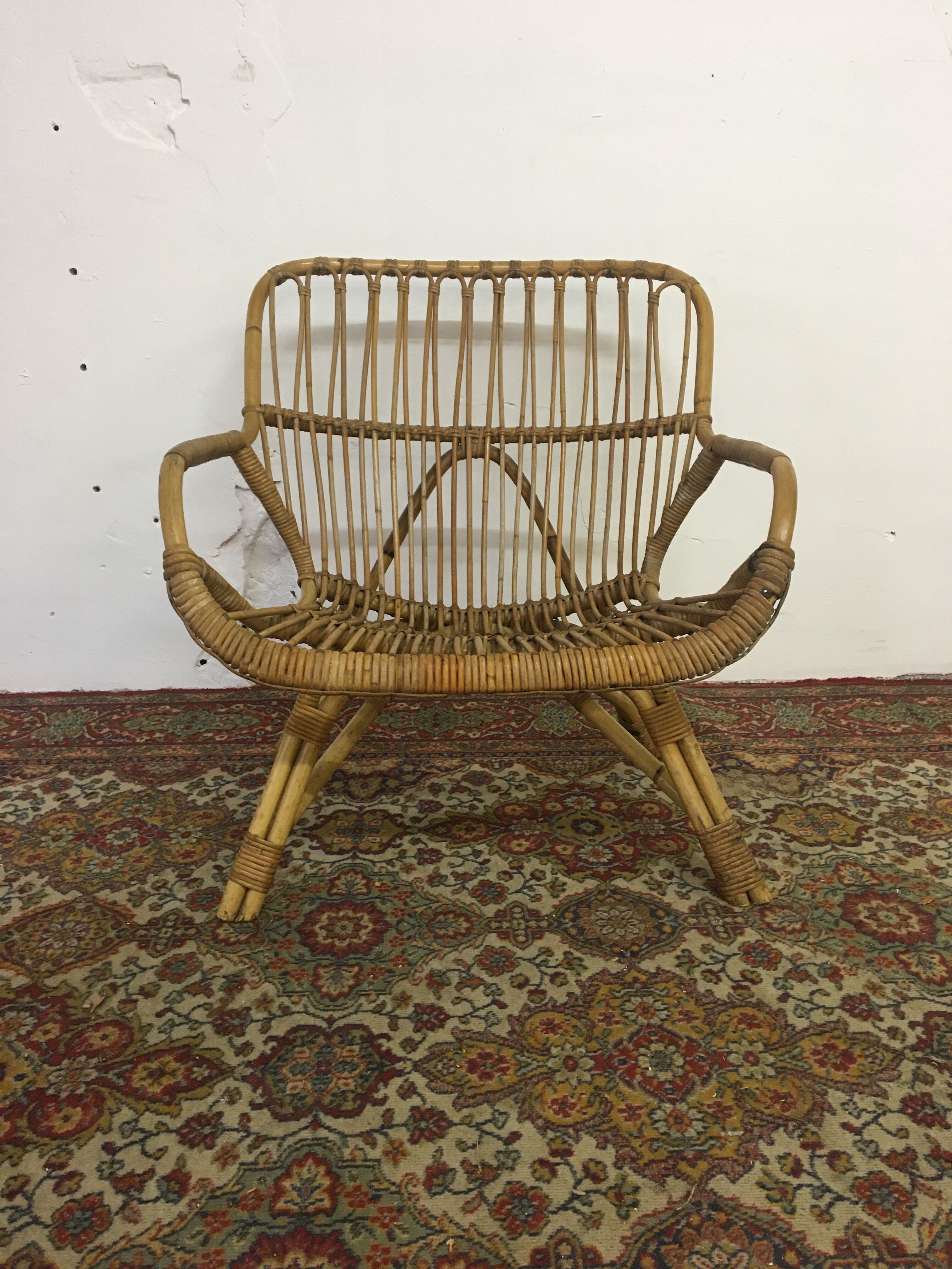 Italy rattan chair circa 1960
