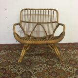 Italy rattan chair circa 1960