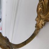 Golden brass wall hook