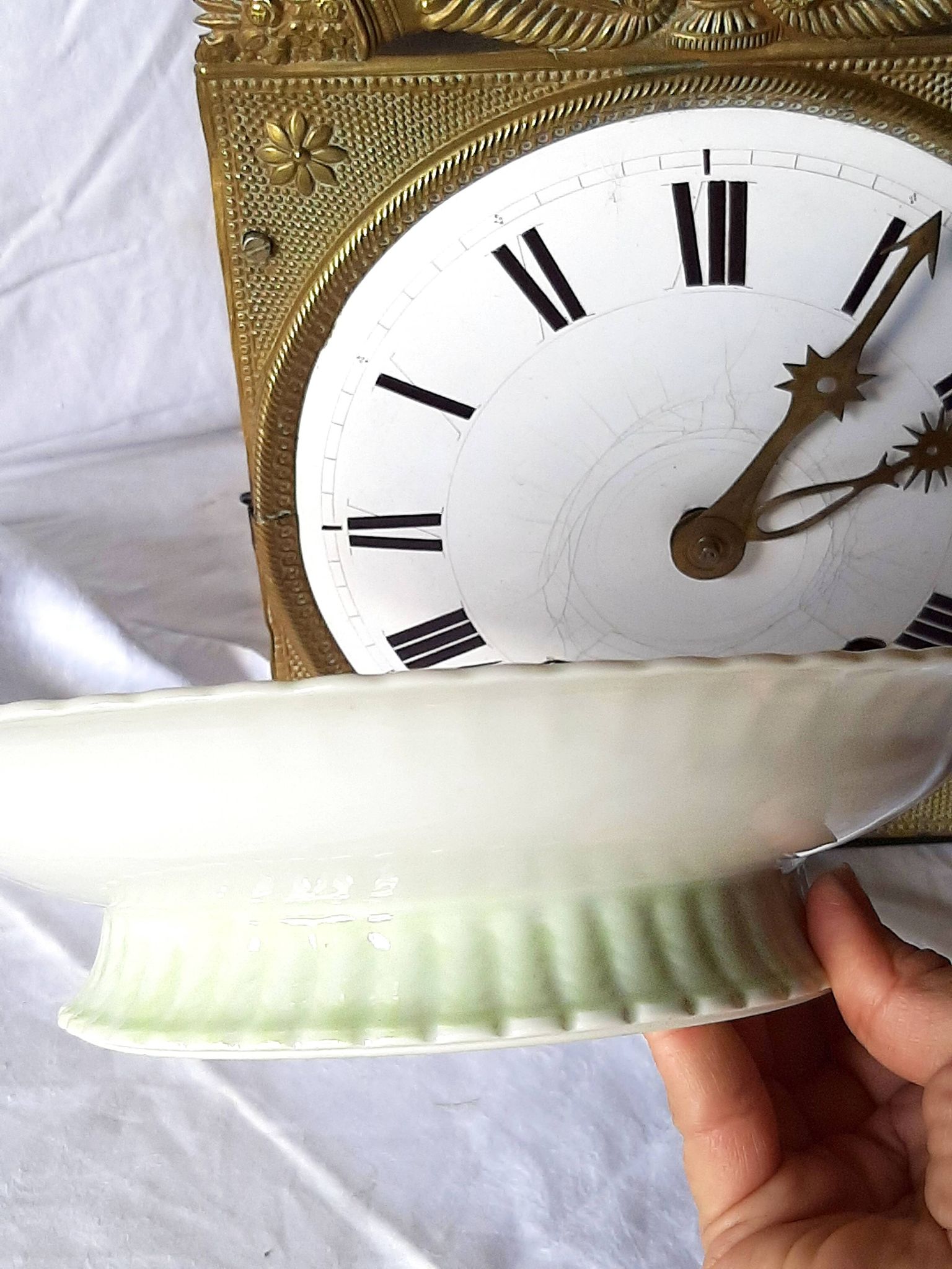 Plat à gâteau en porcelaine Bernardaud Limoges
