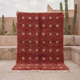 Moroccan Beni Ourain Berber rug, handwoven, size 150/250 cm.