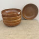 5 deep plates in stoneware