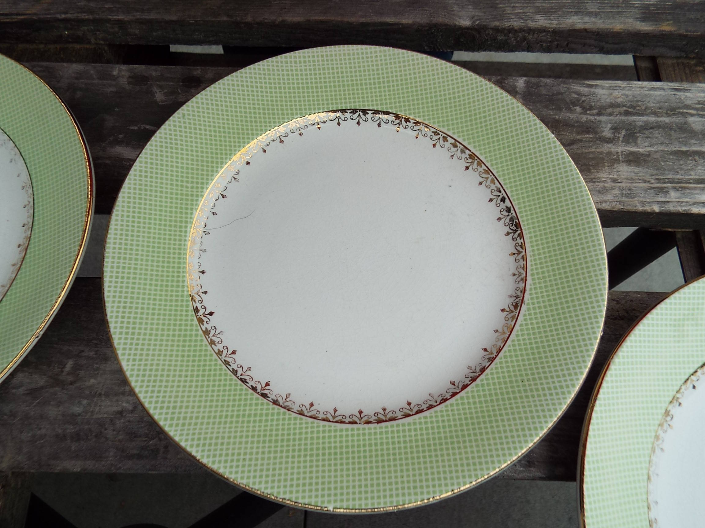 6 Salins dessert plates