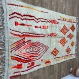 Handmade moroccan berber rug 250 x 147 cm