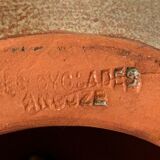 Ceramic lamp by Roland Zobel workshop Les Cyclades vintage