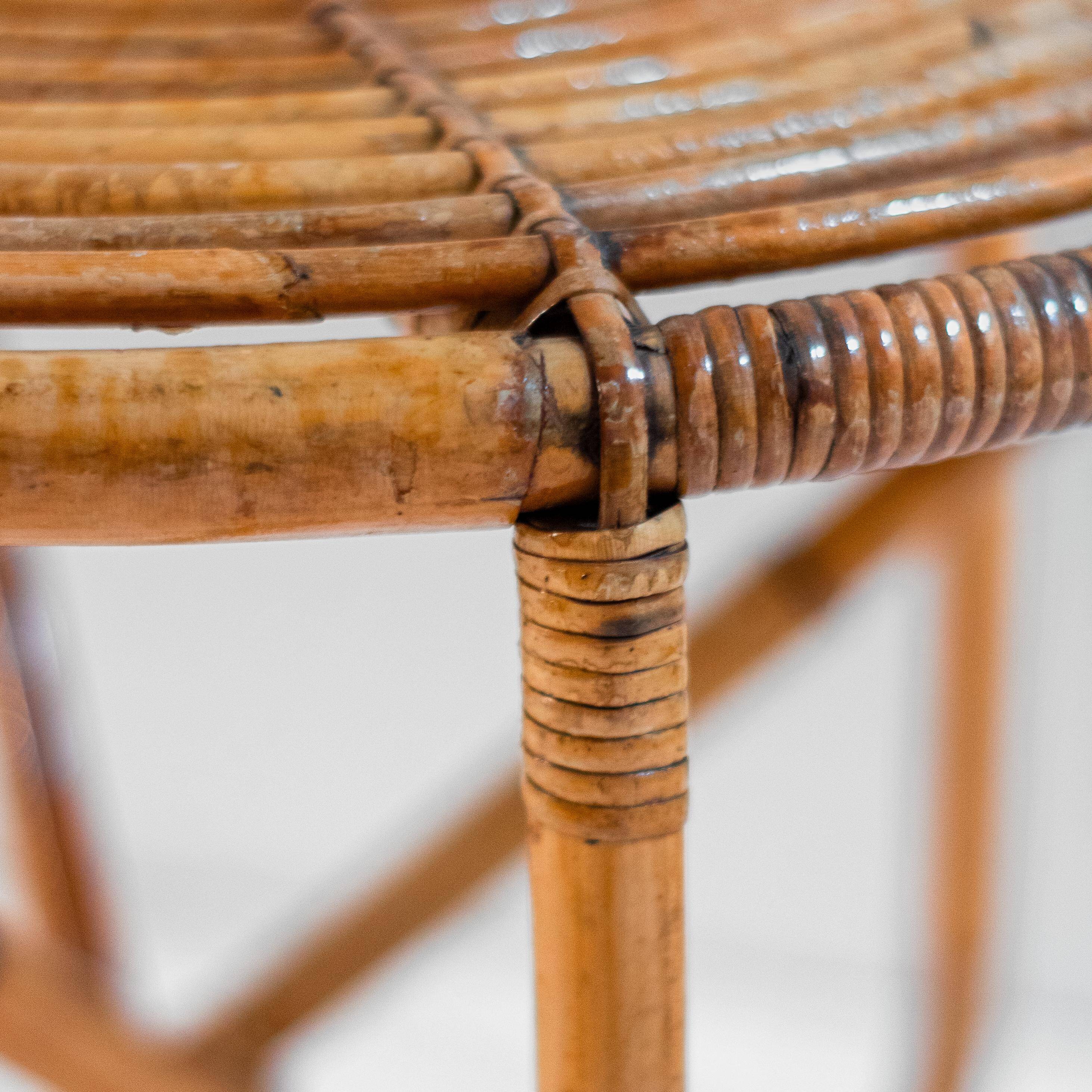 1960 Midcentury Modern Italian Bamboo Lounge Set