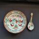 Large soup plate, bowl, salad bowl and ladle in Macao porcelain (19