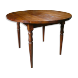 Round wooden table