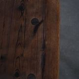 Mid-century Swedish ensemble, set of 4 "Sports Cabin" chairs handmade in pine, 1940s.