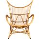 Rattan Armchair XL - mid century modern - japandi - very rare model