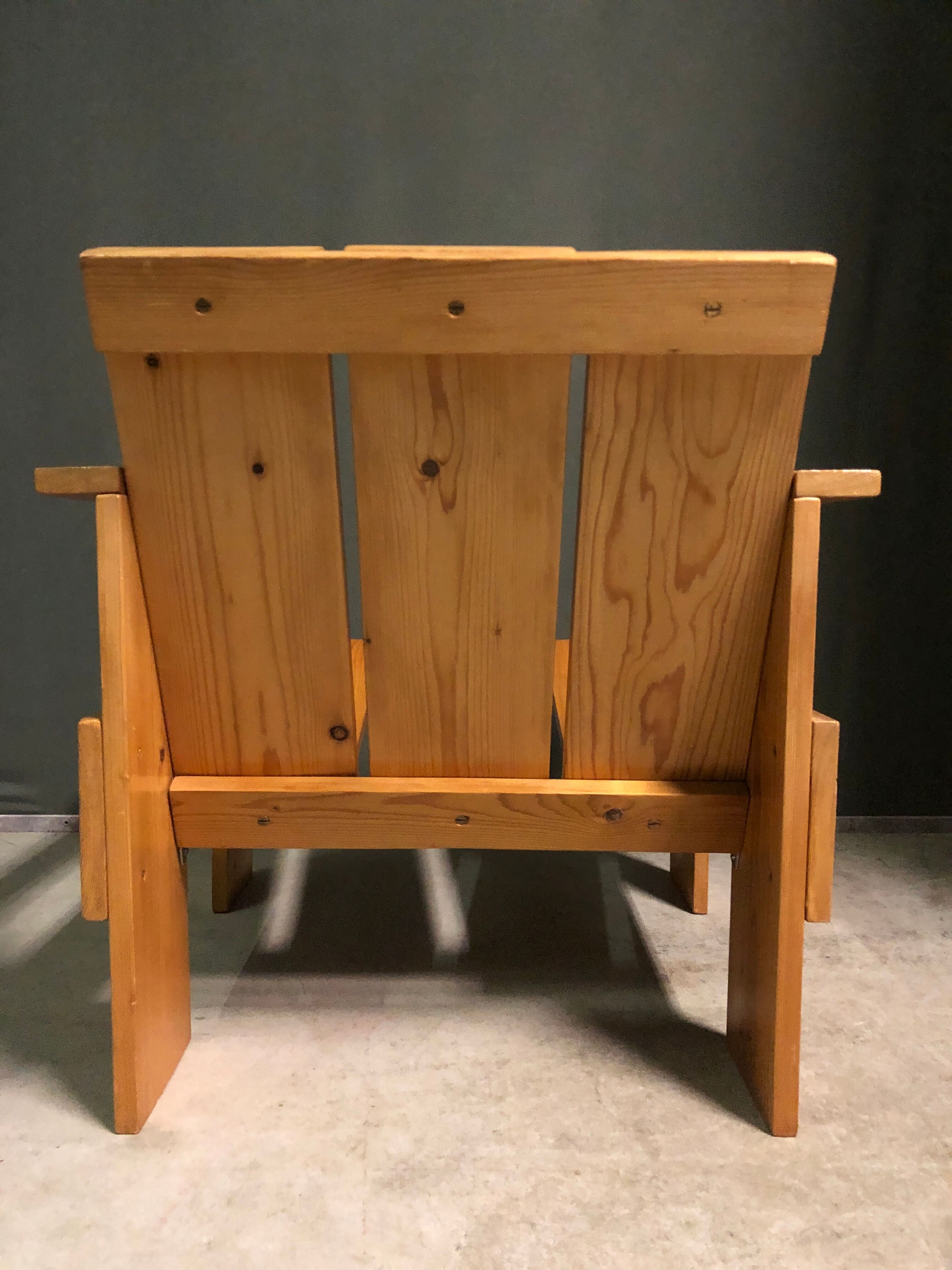 Rietveld Crate chair 1980's