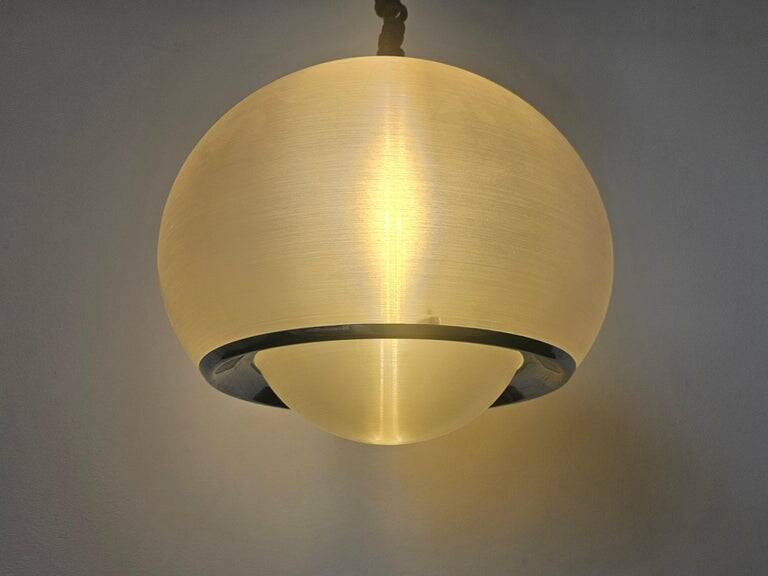 Rare Midcentury Pendant Meblo, Harvey Guzzini, Italy, 1970s