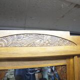 Art Deco carved oak wardrobe - Flemish workshop circa 1930