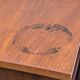 Vintage 1960s teak telephone hall bench