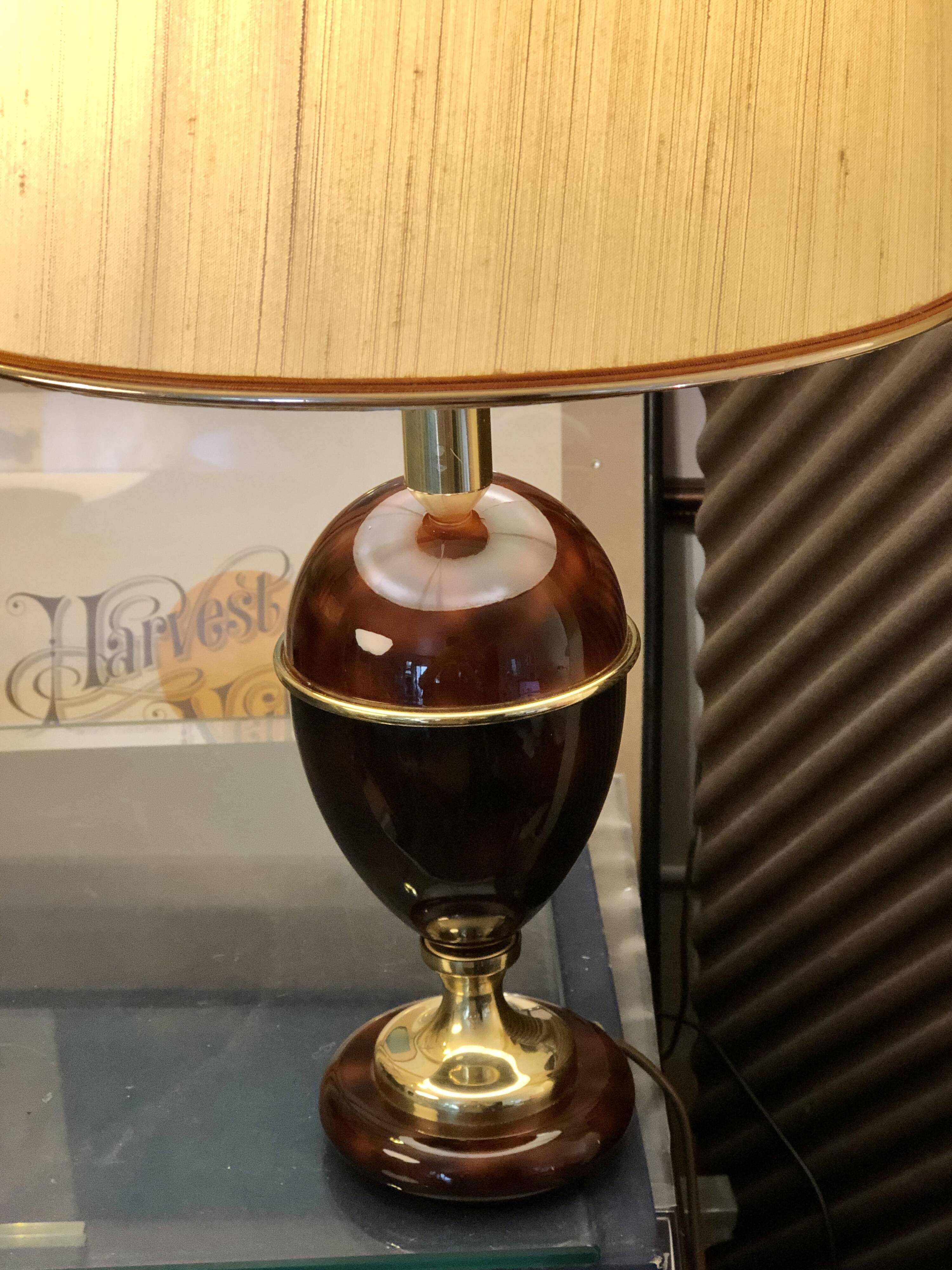 Beautiful brass lamp base