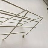 Mid-century modern minimalist metal coat rack from the 1960s.