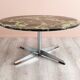 Table basse en marbre vert, années 1960.