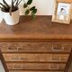 Commode vintage chene foncé